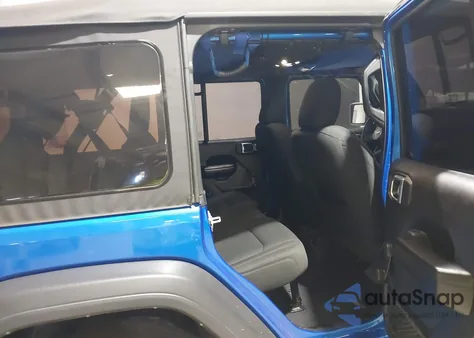 2021 Jeep Wrangler Unlimited Sport 4X4 из США, поврежденный, VIN 1C4HJXDN1MW762495